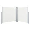 vidaXL Toldo lateral retr&aacute;ctil color crema 100x600 cm