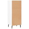 vidaXL Aparador de madera de ingenier&iacute;a blanco 34,5x32,5x90 cm