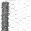 Nature Malla de alambre hexagonal acero galvanizado 1x10 m 40 mm