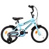 vidaXL Bicicleta infantil 14 pulgadas negro y azul