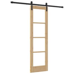 vidaXL Puerta Corredera ORKDAL Natural 61 x 198,5 cm
