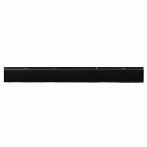 vidaXL Sellos de cepillo de puerta atornillables 6 pcs Negro 100 cm
