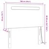 vidaXL Cabecero LED 100 cm Cuero sint&eacute;tico