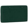 vidaXL Cabecero de cama acolchado terciopelo verde oscuro 80 cm