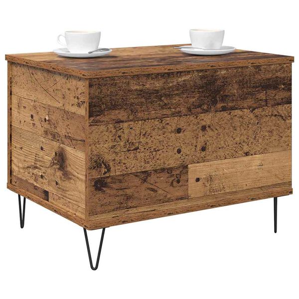 vidaXL Mesa de Café Madera Vieja 60 x 44,5 x 45 cm