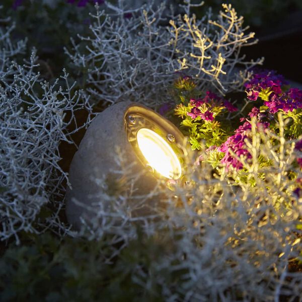 Luxform L&aacute;mpara LED de jard&iacute;n Tatra gris piedra