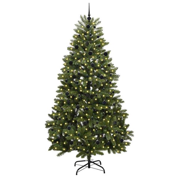 vidaXL &Aacute;rbol de Navidad artificial Verde 240 cm PVC y Metal