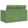 vidaXL Sof&aacute; cama Verde claro 204 x 122 x 60 cm Terciopelo
