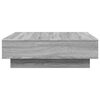 vidaXL Mesa de centro madera de ingenier&iacute;a gris Sonoma 90x90x28 cm