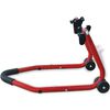 vidaXL caballete delantero para motocicleta color rojo