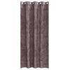 vidaXL Cortinas de Terciopelo 2 pcs Marr&oacute;n 260 x 140 cm Terciopelo