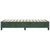 vidaXL Estructura de cama con somier terciopelo verde oscuro 90x200cm