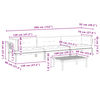 vidaXL Set de sofás de palets de jardín y cojines 4 pzas madera acacia
