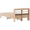 vidaXL Estructura de cama sin colchón madera maciza de pino 120x190 cm