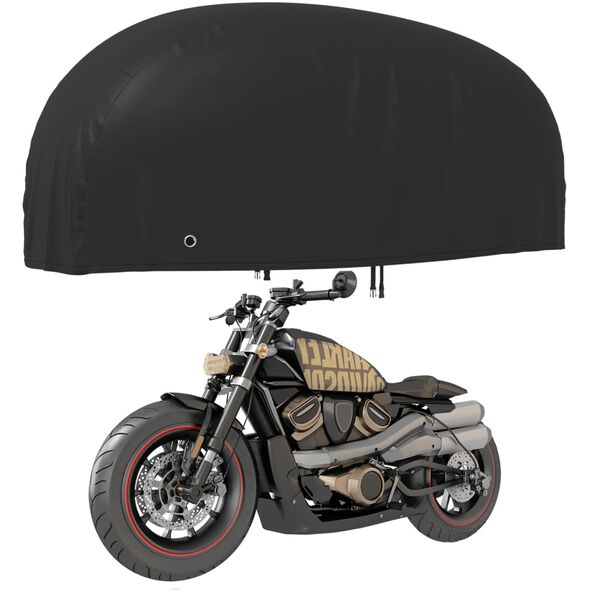 vidaXL Fundas para motos 2 uds tela Oxford 210D 230x95x125 cm