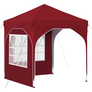 vidaXL Carpa Plegable para Fiestas 192 x 192 x 245 cm Burdeos