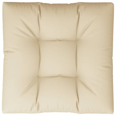 vidaXL Cojín para sofá de palets beige 70x70x12 cm
