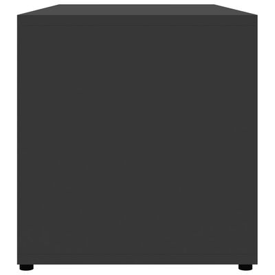 vidaXL Mueble para TV madera contrachapada gris 80x34x36 cm