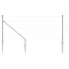 vidaXL Poste de Valla Galvanizado 50 x 0,8 m Acero