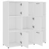 vidaXL Estanter&iacute;a librer&iacute;a madera contrachapada blanco 90x30x90 cm