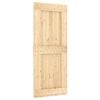 vidaXL Puerta corredera con herrajes madera maciza de pino 85x210 cm