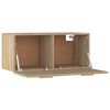 vidaXL Armario de pared madera ingenier&iacute;a roble Sonoma 80x35x36,5 cm