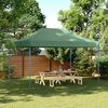 vidaXL Tienda de fiesta plegable Pop-Up verde 440x292x315 cm