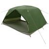 vidaXL Tienda de senderismo Verde 4 personas