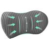 vidaXL Almohada lumbar Gris Espuma Viscoel&aacute;stica 47,5 x 23 x 12 cm
