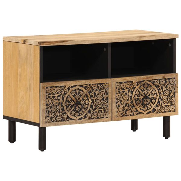 vidaXL Mueble de TV madera maciza de mango 70x33x46 cm