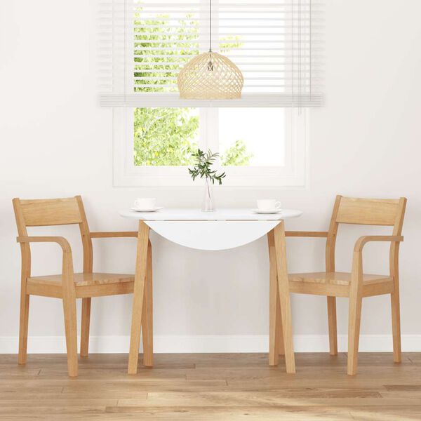 Sillas de comedor vidaXL 2 uds madera maciza natural caucho