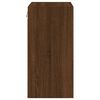vidaXL Muebles de TV de pared 2 uds madera marr&oacute;n roble 40,5x30x60 cm