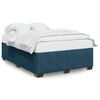 vidaXL Estructura de cama de terciopelo azul 140x190 cm