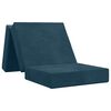 vidaXL Sof&aacute; Cama Plegable 75 x 63 x 45 cm Azul