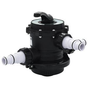 vidaXL Valvula multipuerto para filtro de arena ABS 1,5" 6 v&iacute;as