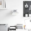 vidaXL Estante flotante de pared blanco brillante MDF 23x23,5x3,8 cm