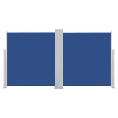 vidaXL Toldo lateral retráctil azul 100x600 cm