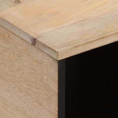 vidaXL Mesa de centro de madera maciza de mango 80x50x40 cm