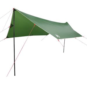 vidaXL Lona de camping impermeable verde 460x305x210 cm