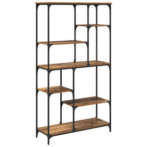 vidaXL Estante de libros 5 niveles 99 x 35,5 x 176 cm