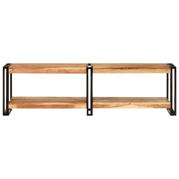vidaXL Mueble de TV madera maciza de acacia 140x30x40 cm