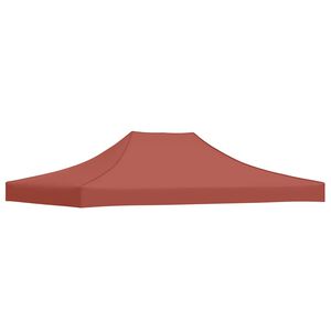 vidaXL Techo de carpa para celebraciones color terracota 4x3m 270g/m&sup2;