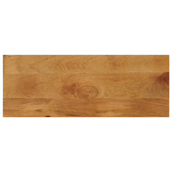 vidaXL Tablero de mesa rectangular madera maciza mango 70x20x2,5 cm
