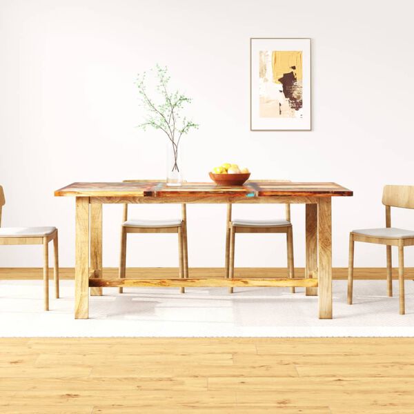 vidaXL Mesa de comedor de madera maciza reciclada 180 cm