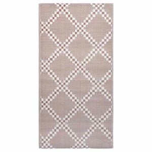 vidaXL Alfombra de exterior ARAKIL marr&oacute;n 120x180 cm PP