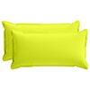 vidaXL Funda de almohada 2 uds. HOUTEN Verde brillante. 40 x 70 cm