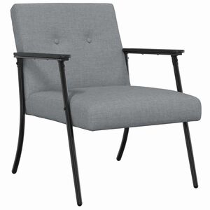 vidaXL sill&oacute;n Gris Claro tela