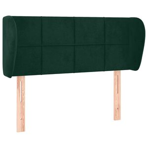 vidaXL Cabecero de terciopelo verde oscuro 83x23x78/88 cm