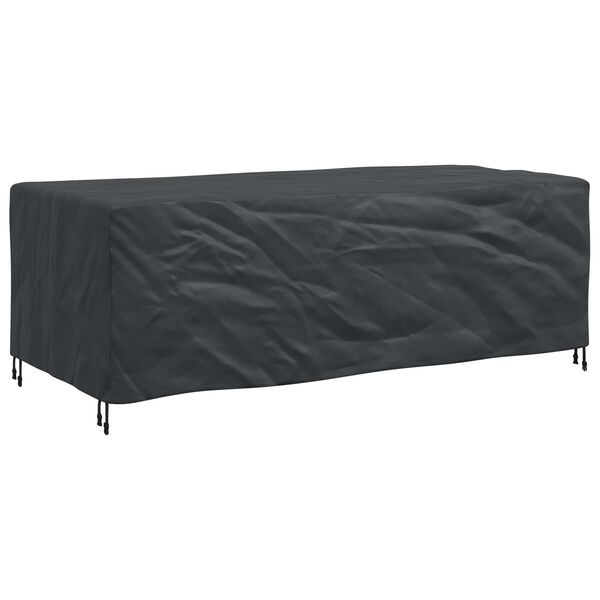 vidaXL Funda para muebles Liso Negro 229 x 113 x 73 cm 210D