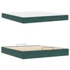 vidaXL Estructura de cama con colch&oacute;n 2 pcs Verde Terciopelo